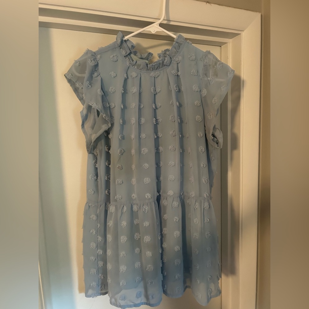 Beautiful blue blouse